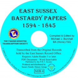 East Sussex Bastardy Papers 1594-1845